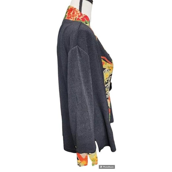 Soft Surroundings Jacket Size Large 1 Button Boho Colorful - Picture 4 of 6